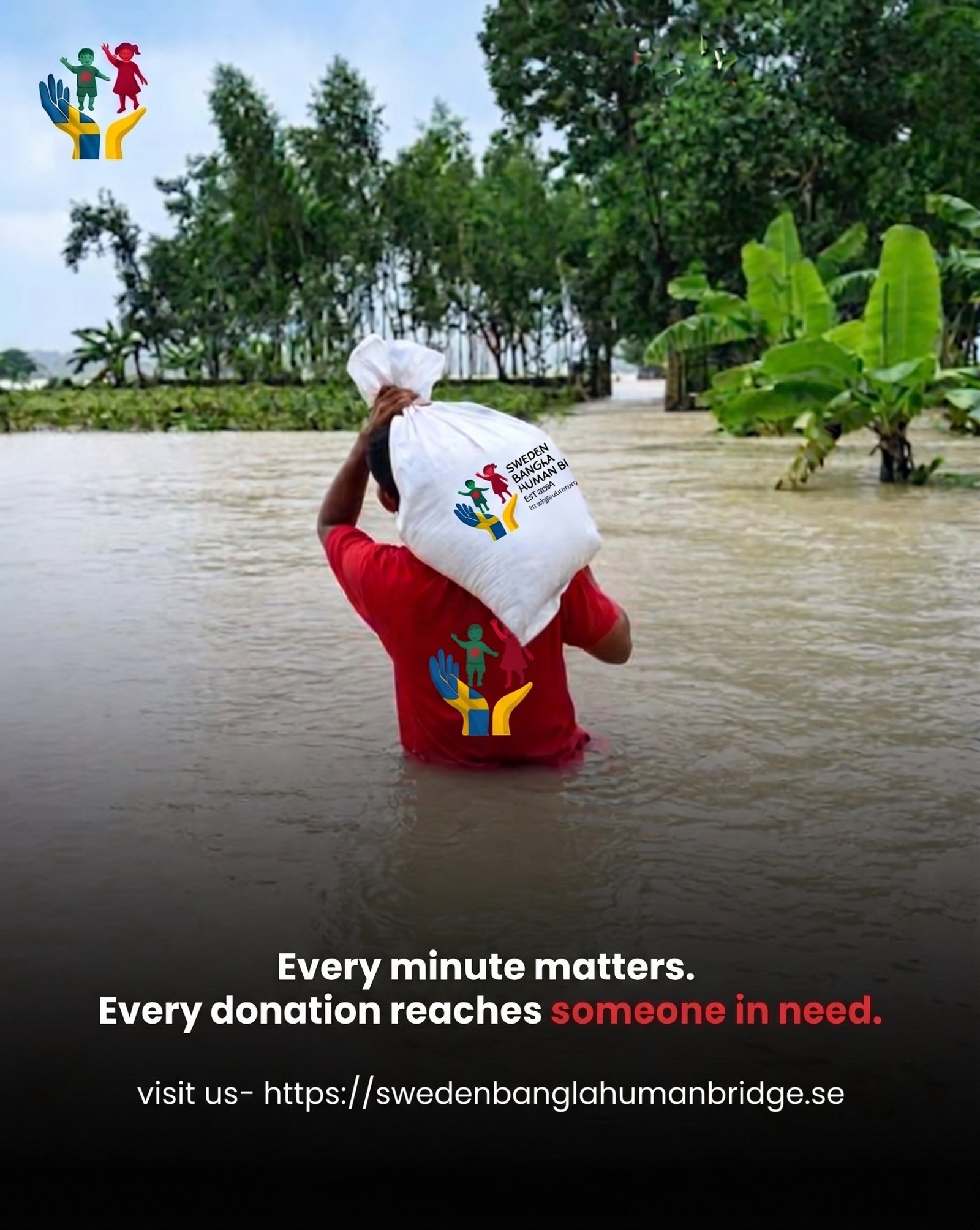 Humanitarian relief delivery during flooding in Bangladesh